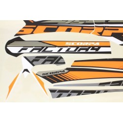 Kit autocollant SCORPA 2017 factory partie plastique