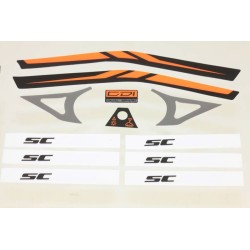Kit autocollant SCORPA 2017 factory partie accessoires
