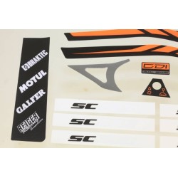 Kit autocollant SCORPA 2017 factory partie accessoires