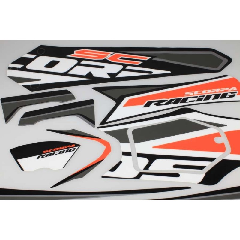 Kit autocollant SCORPA 2018 partie plastique