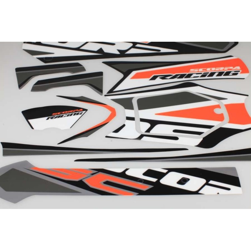 Kit autocollant SCORPA 2018 partie plastique