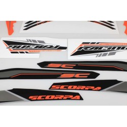 Kit autocollant SCORPA 2018 partie cycle
