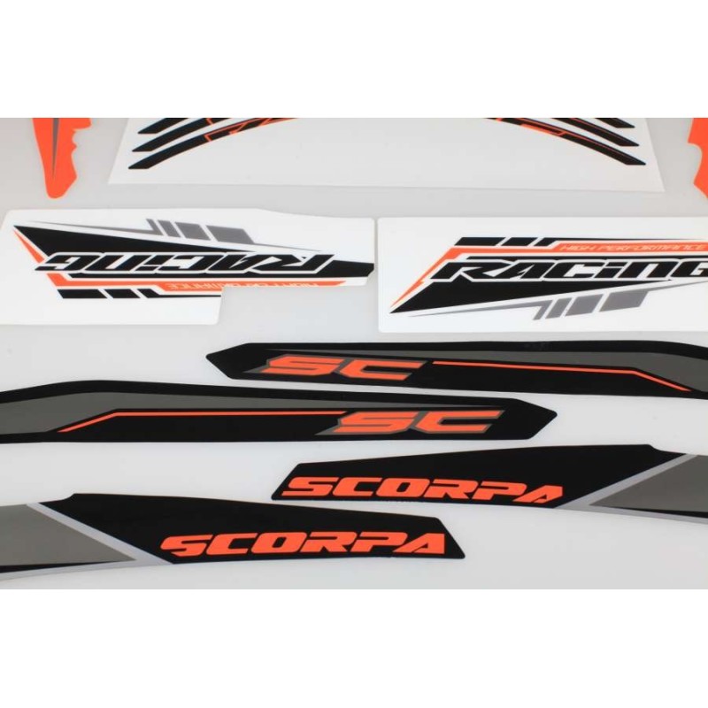 Kit autocollant SCORPA 2018 partie cycle