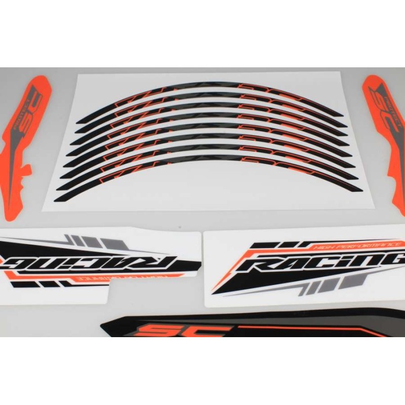 Kit autocollant SCORPA 2018 partie cycle