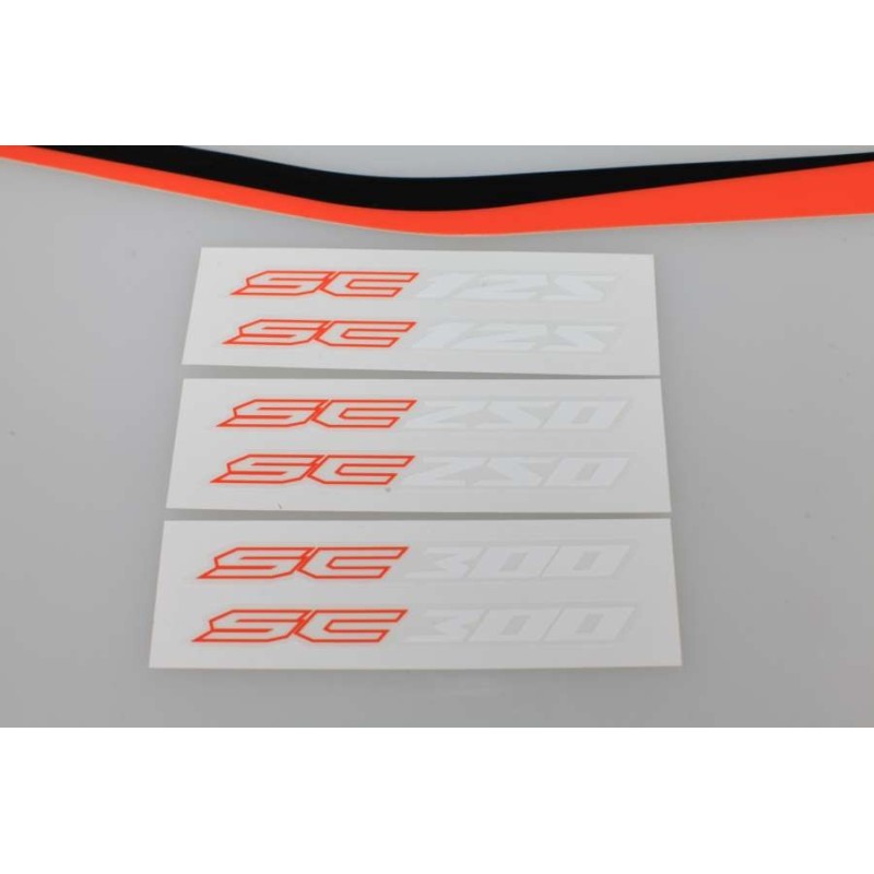 Kit autocollant SCORPA 2018 partie accessoires