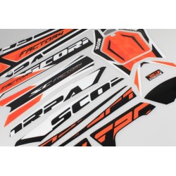 Kit autocollant SCORPA 2018 factory partie plastique