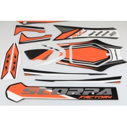 Kit autocollant SCORPA 2019 factory partie plastique