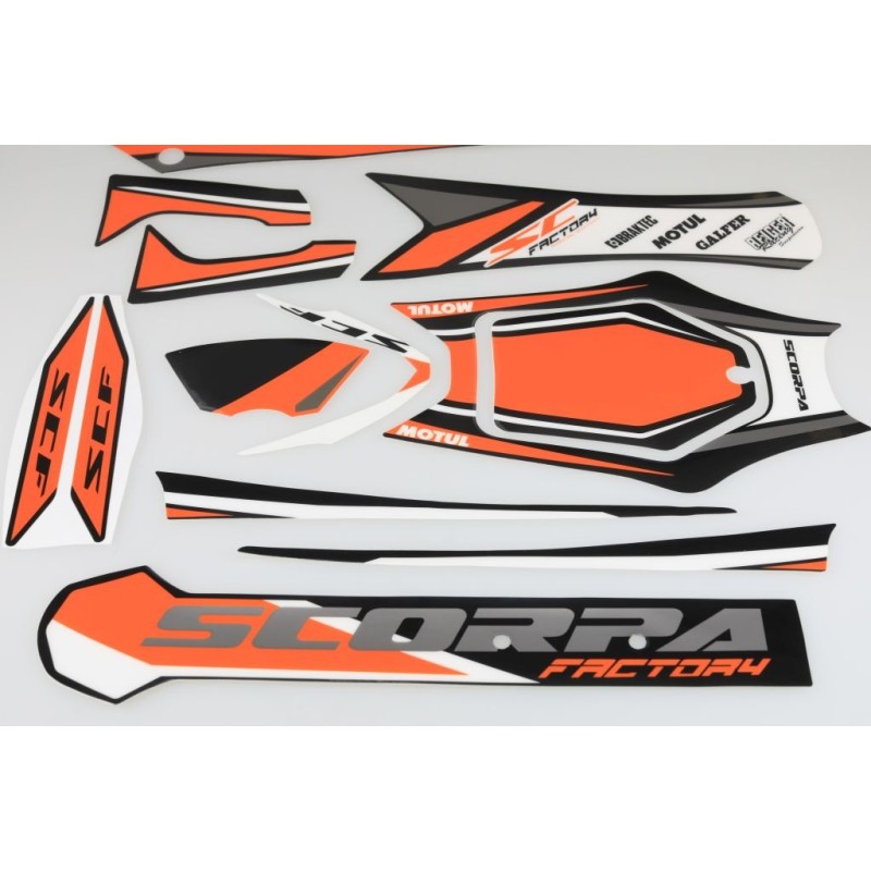 Kit autocollant SCORPA 2019 factory partie plastique