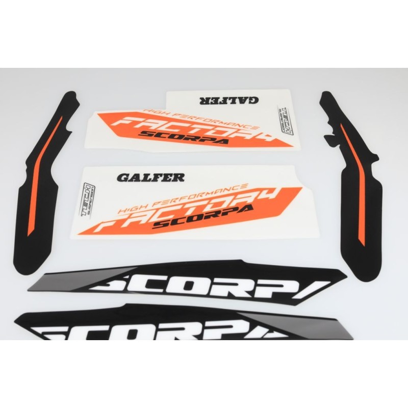 Kit autocollant SCORPA 2019 factory partie cycle