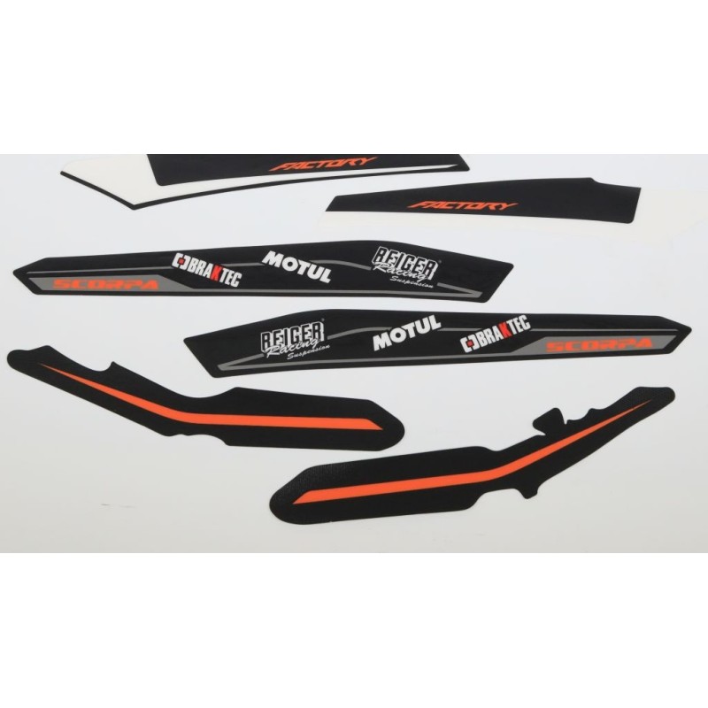 Kit autocollant SCORPA 2020 factory partie cycle