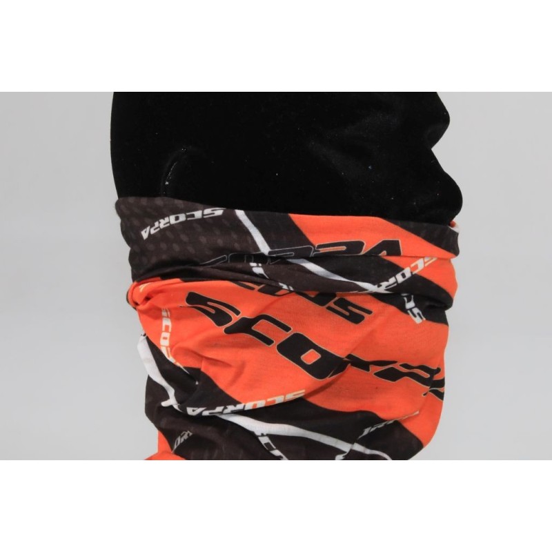 Cache cou SCORPA orange/noir