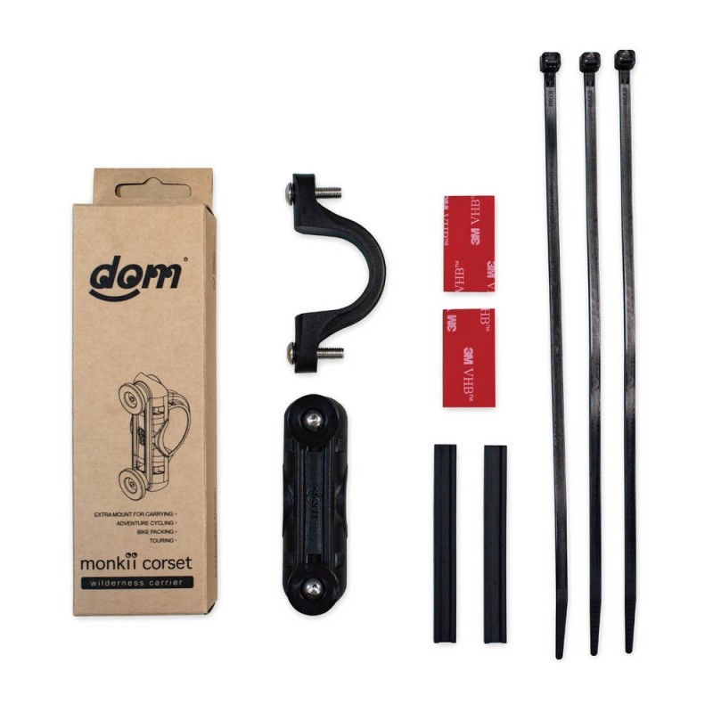 Support porte bidon DOM Monkii Corset noir