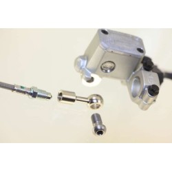 Adaptateur fixation durite/maitre cylindre BREMBO acier