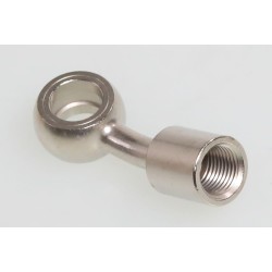 Adaptateur fixation durite/maitre cylindre BREMBO coude 35°