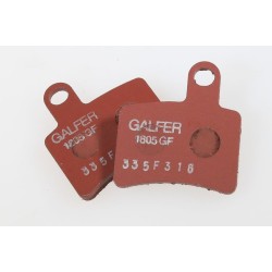 Plaquettes frein AR type 335 GALFER G1805 semi-metal