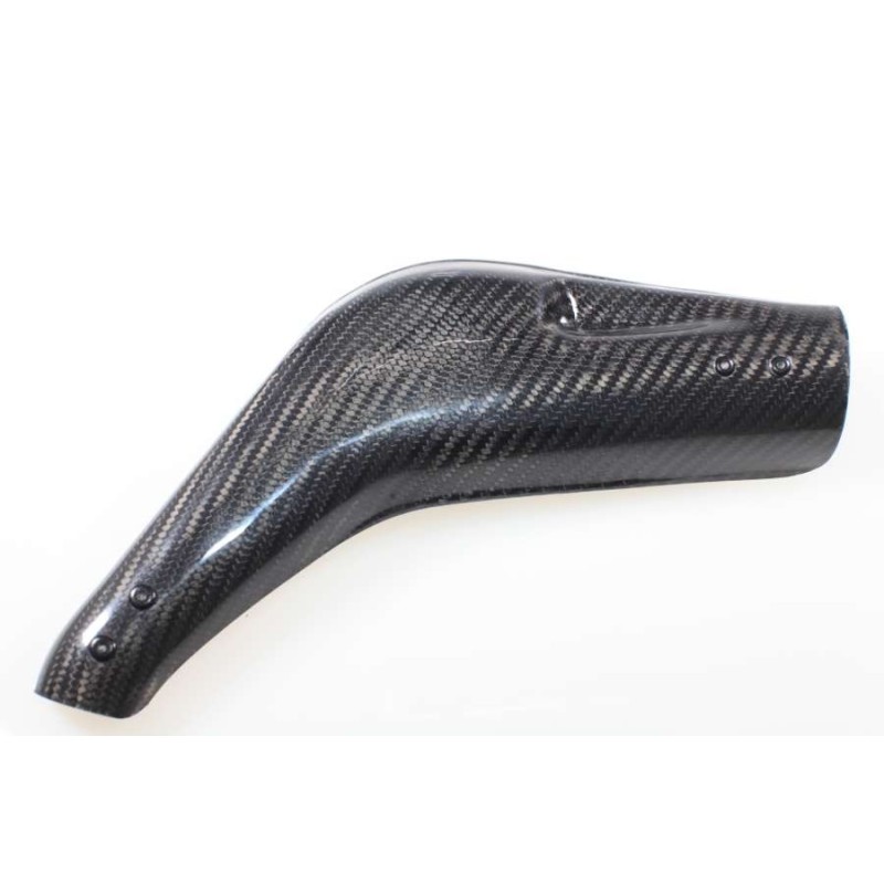 Protection coude echappement carbone SKC BETA evo version courte