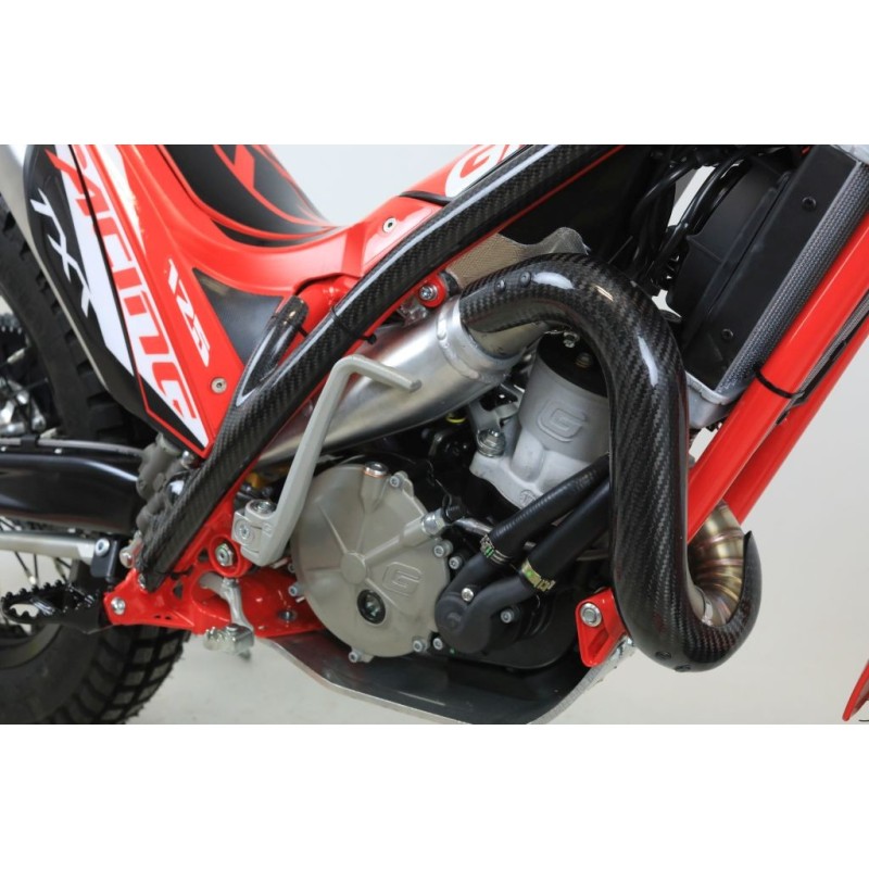 Protection coude echappement carbone SKC GASGAS 2002-2022 version integrale