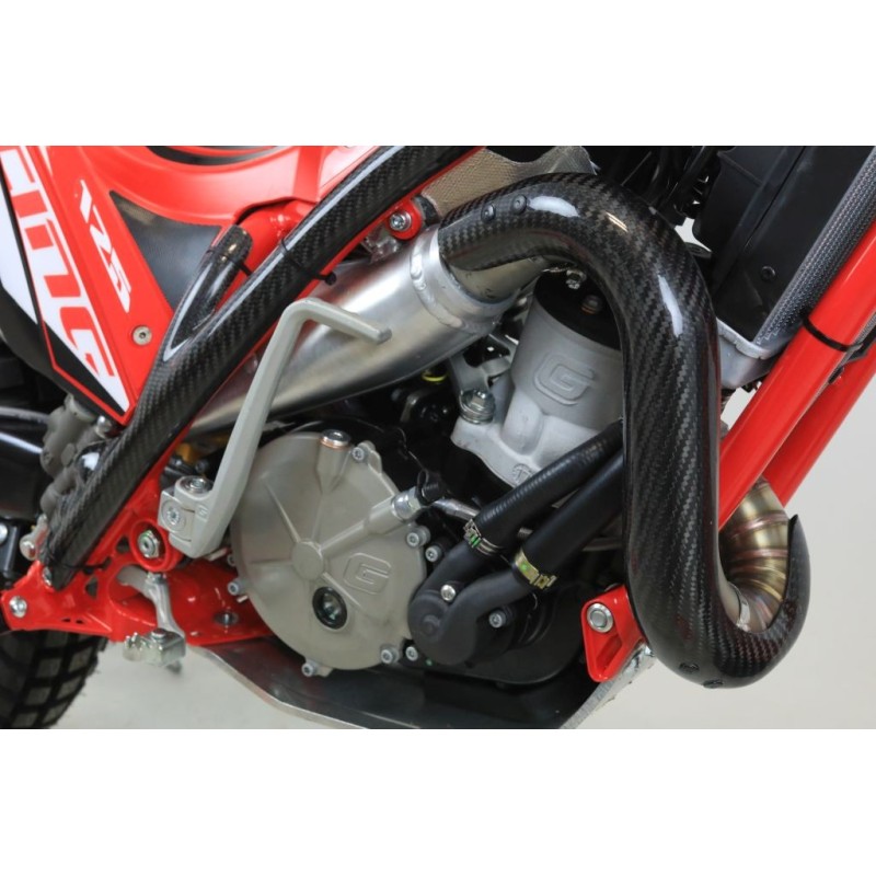 Protection coude echappement carbone SKC GASGAS 2002-2022 version integrale