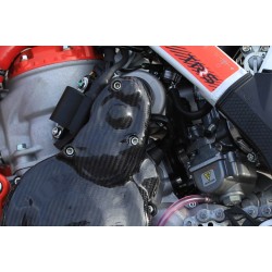 Protection carter allumage et démarreur carbone SKC TRS