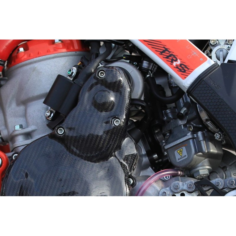 Protection carter allumage et démarreur carbone SKC TRS