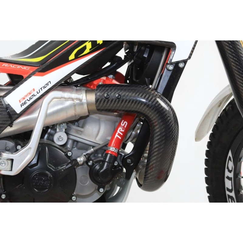Protection coude echappement carbone SKC TRS version integrale