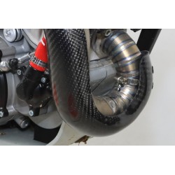 Protection coude echappement carbone SKC TRS version integrale