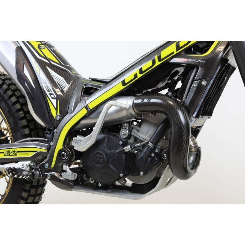 Protection coude echappement carbone SKC TRS version integrale