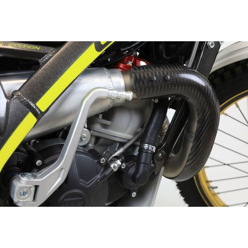 Protection coude echappement carbone SKC TRS version integrale