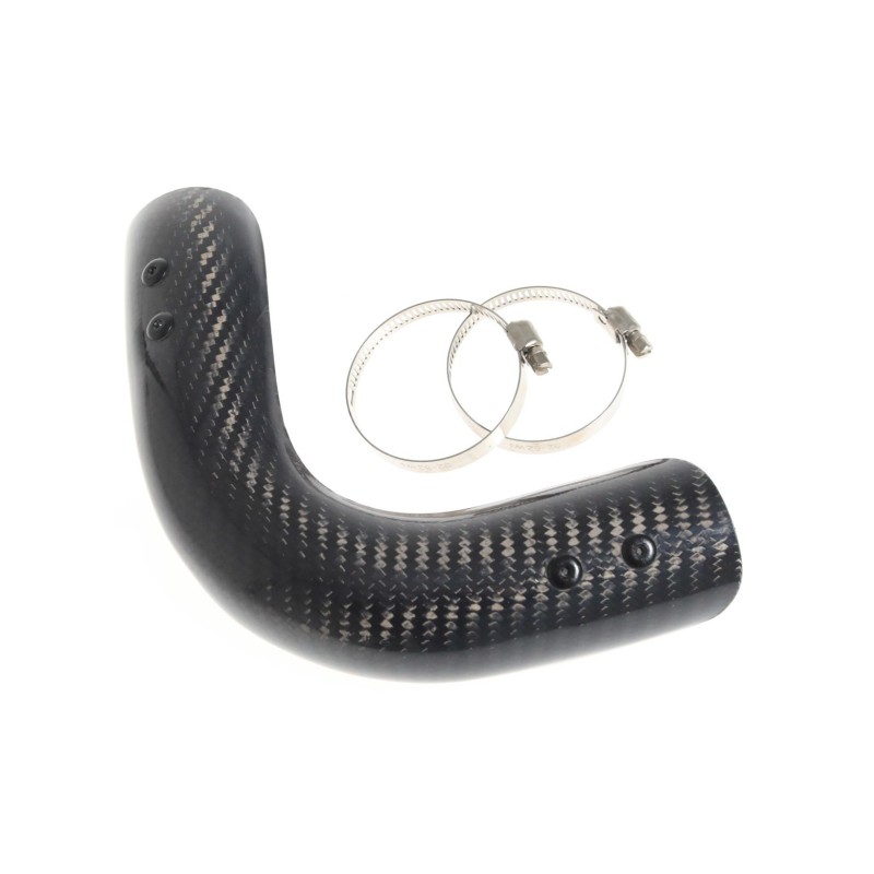 Protection coude echappement carbone SKC TRS version courte