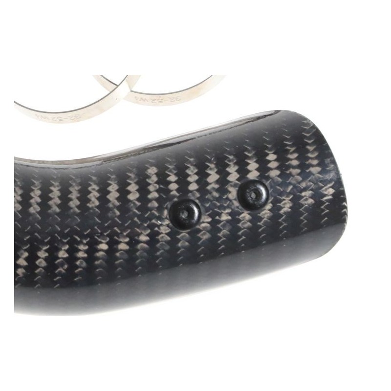 Protection coude echappement carbone SKC TRS version courte