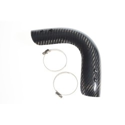 Protection coude echappement carbone SKC TRS version courte