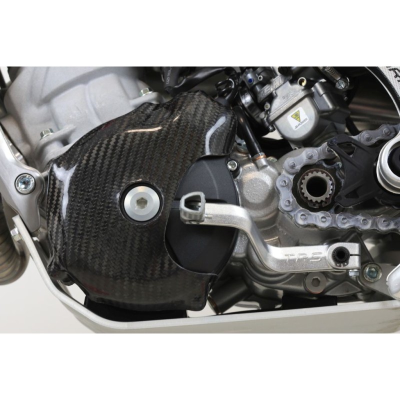Protection carter allumage carbone SKC TRS