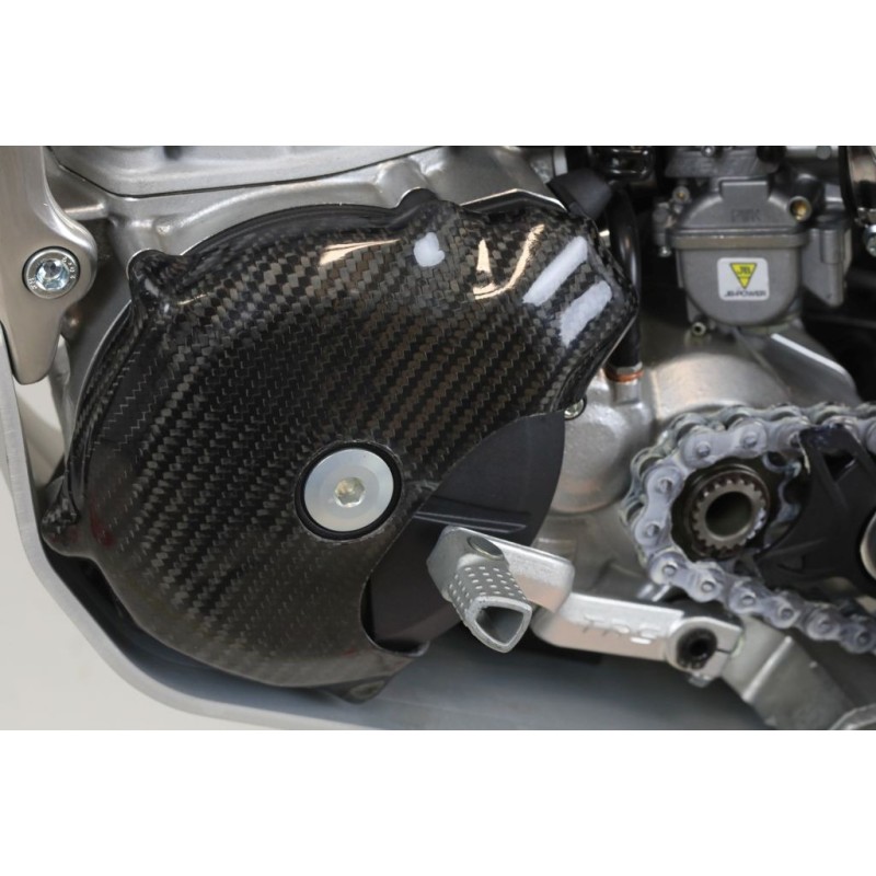 Protection carter allumage carbone SKC TRS