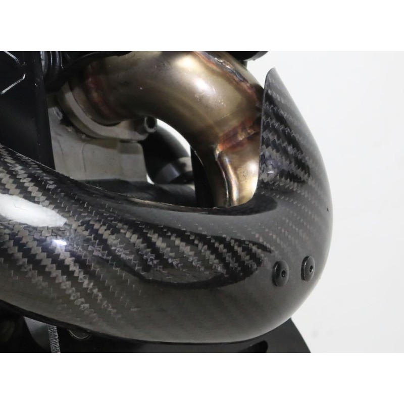Protection coude échappement carbone SKC VERTIGO 2020-2021 version integrale