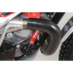 Protection coude échappement carbone SKC VERTIGO 2020-2021 version integrale