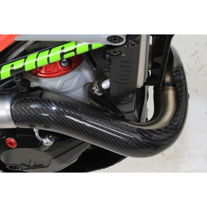 Protection coude échappement carbone SKC VERTIGO 2020-2021 version integrale