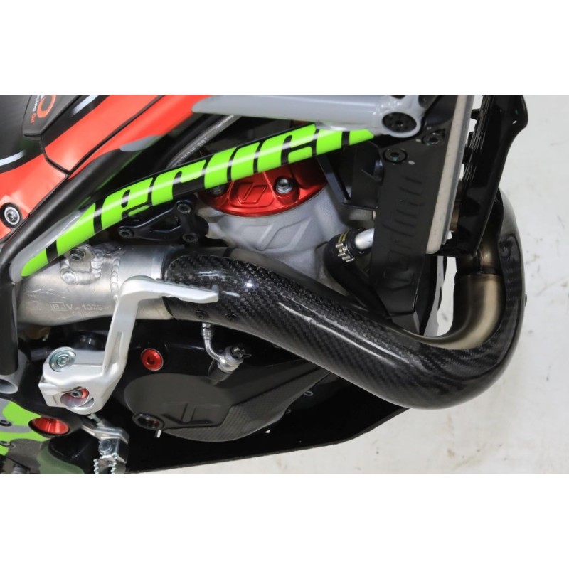 Protection coude échappement carbone SKC VERTIGO 2020-2021 version integrale