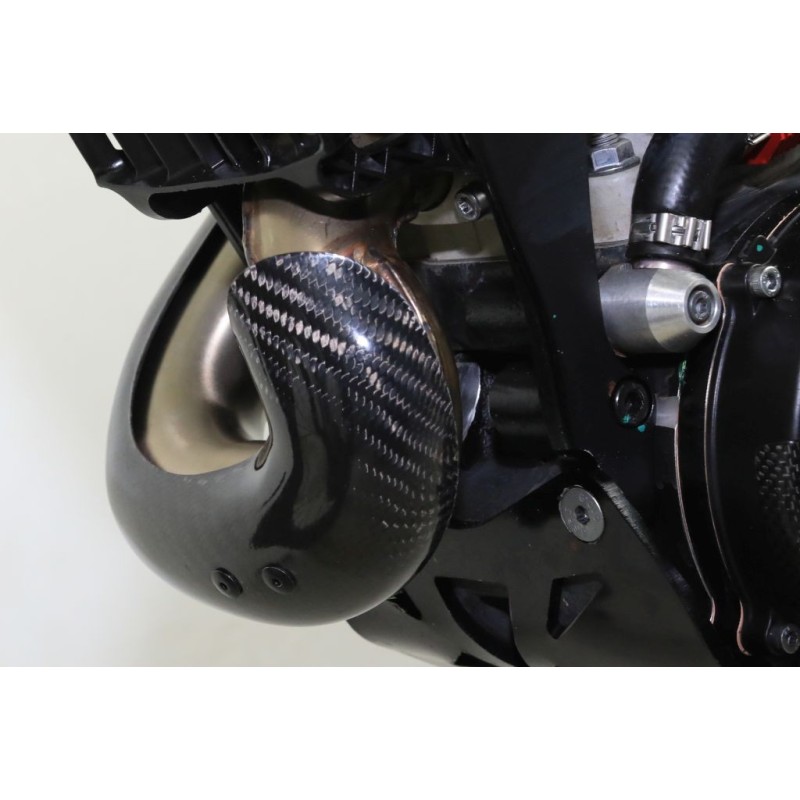Protection coude échappement carbone SKC VERTIGO 2020-2021 version integrale