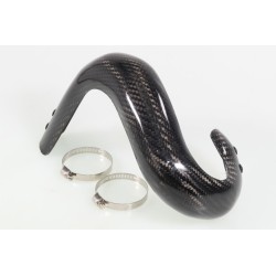 Protection coude échappement carbone SKC VERTIGO Nitro RSR et Titanium version integrale