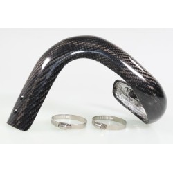Protection coude échappement carbone SKC VERTIGO Nitro RSR et Titanium version integrale
