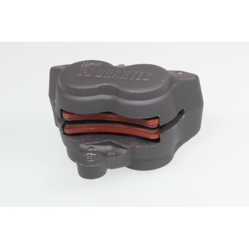 Etrier frein AV BRAKTEC Evo 4 pistons noir/rouge