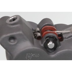 Etrier frein AV BRAKTEC Evo 4 pistons noir/rouge