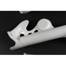 Protection cadre plastique TB GASGAS 2011-2022 partie basse blanc