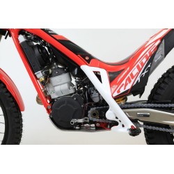 Protection cadre plastique TB GASGAS 2011-2022 partie basse blanc