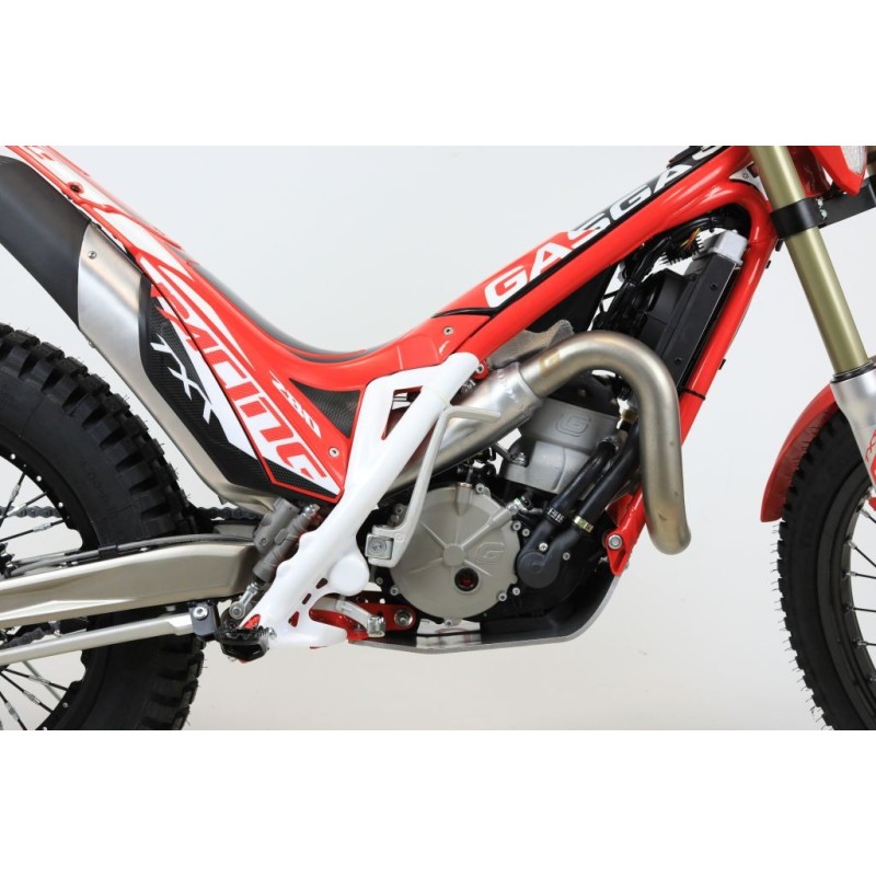 Protection cadre plastique TB GASGAS 2011-2022 partie basse blanc