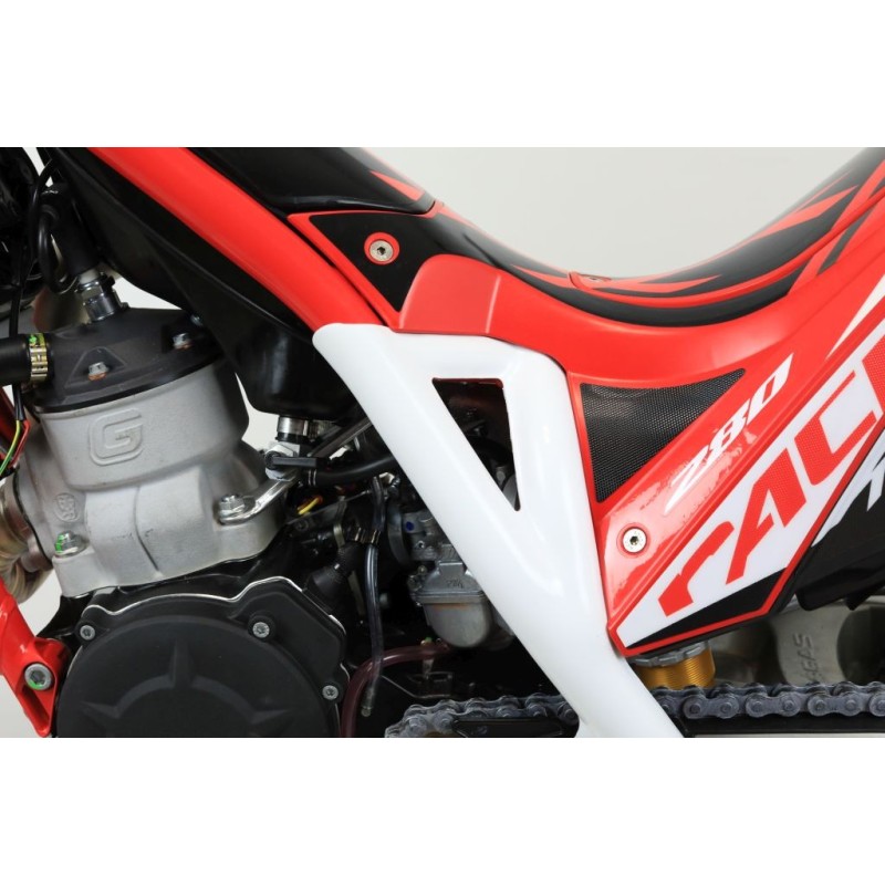 Protection cadre plastique TB GASGAS 2011-2022 partie basse blanc