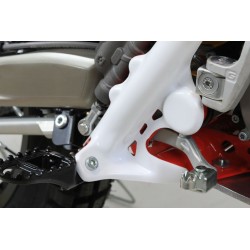Protection cadre plastique TB GASGAS 2011-2022 partie basse blanc