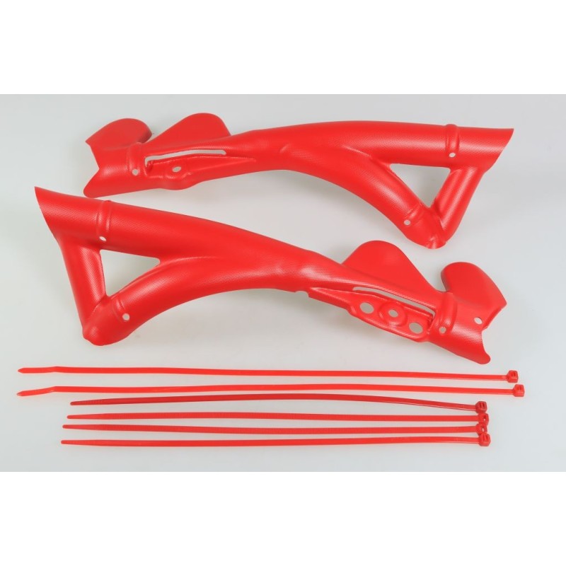Protection cadre plastique TB GASGAS 2023 partie basse rouge