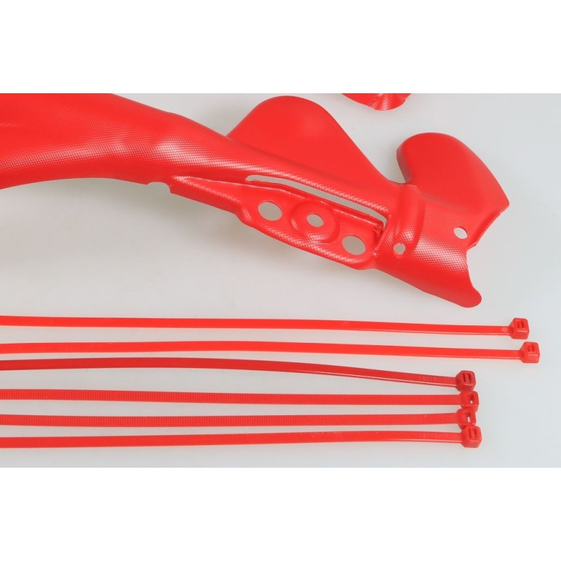 Protection cadre plastique TB GASGAS 2023 partie basse rouge