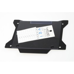 Plaque numero TB noir avec fenêtre